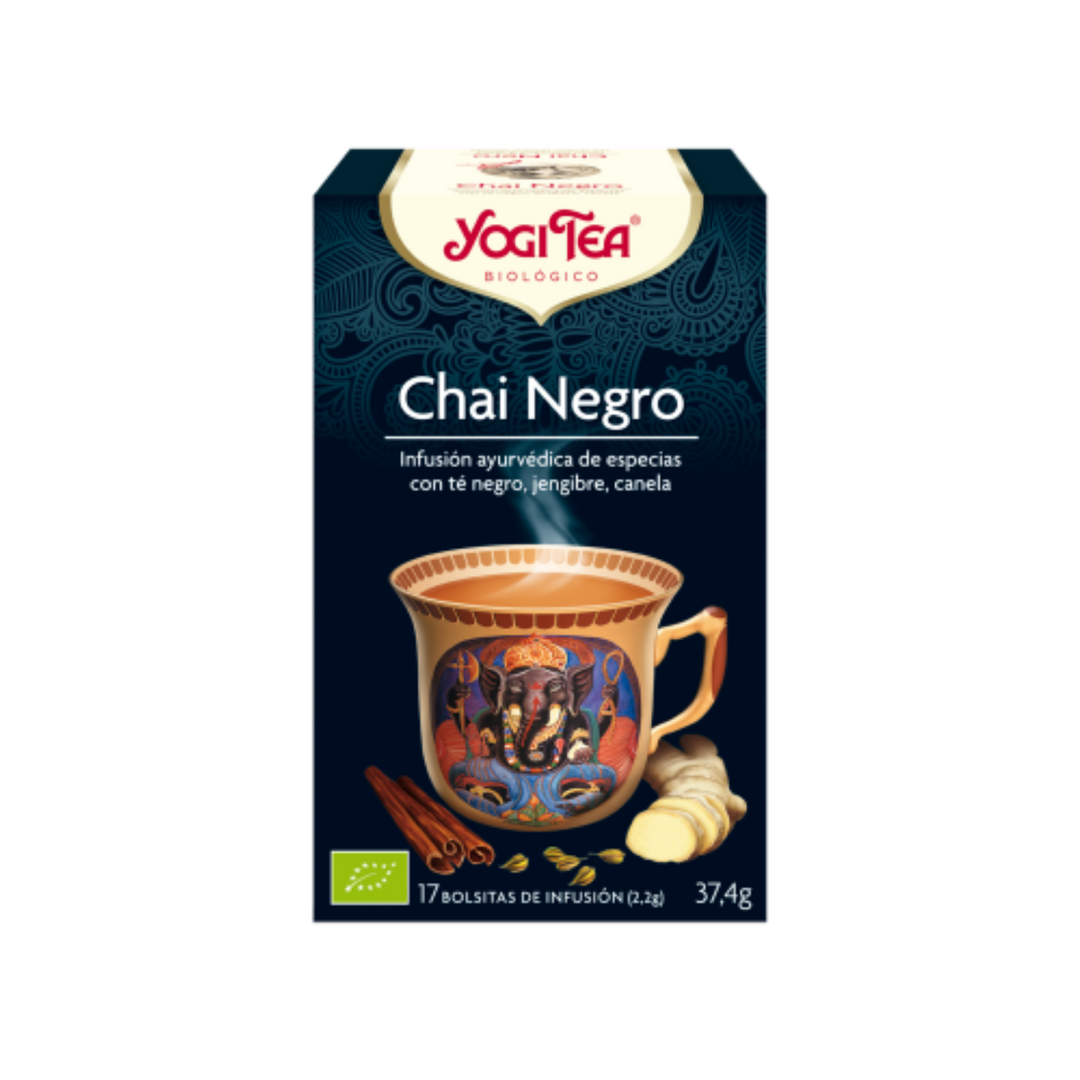 YOGI TEA CHAI NEGRO ; 17 BOLSITAS