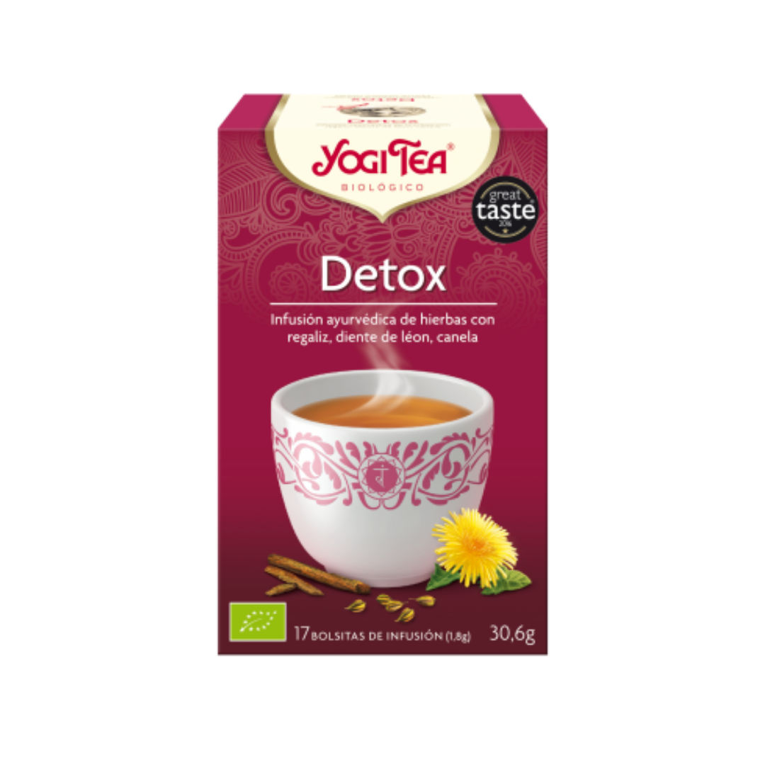 YOGI TEA DETOX ; 17 BOLSITAS
