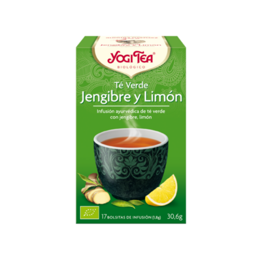 YOGI TEA JENJIBRE Y LIMON ; 17 BOLSITAS