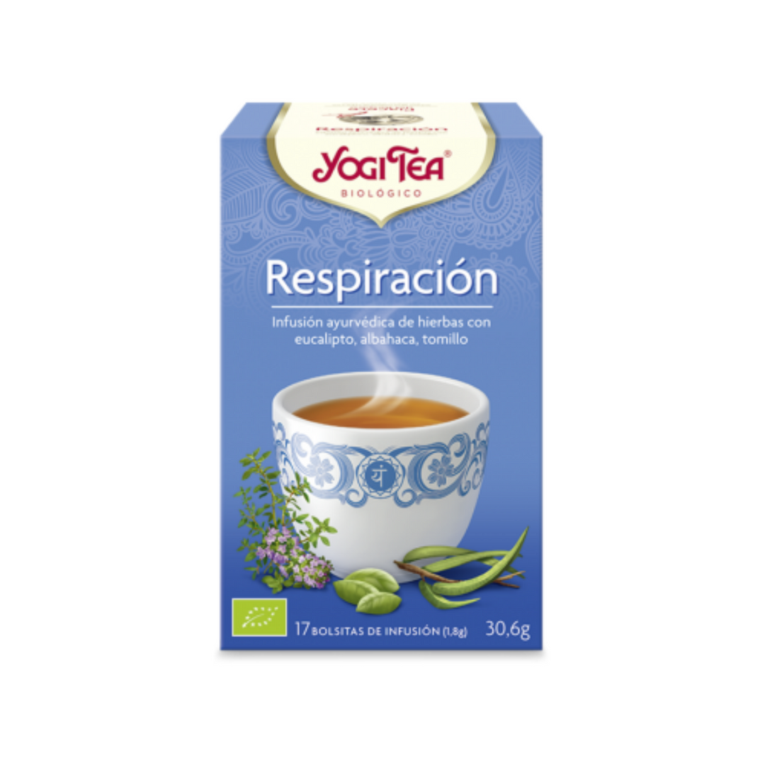 YOGI TEA RESPIRACIÓN; 17 BOLSITAS