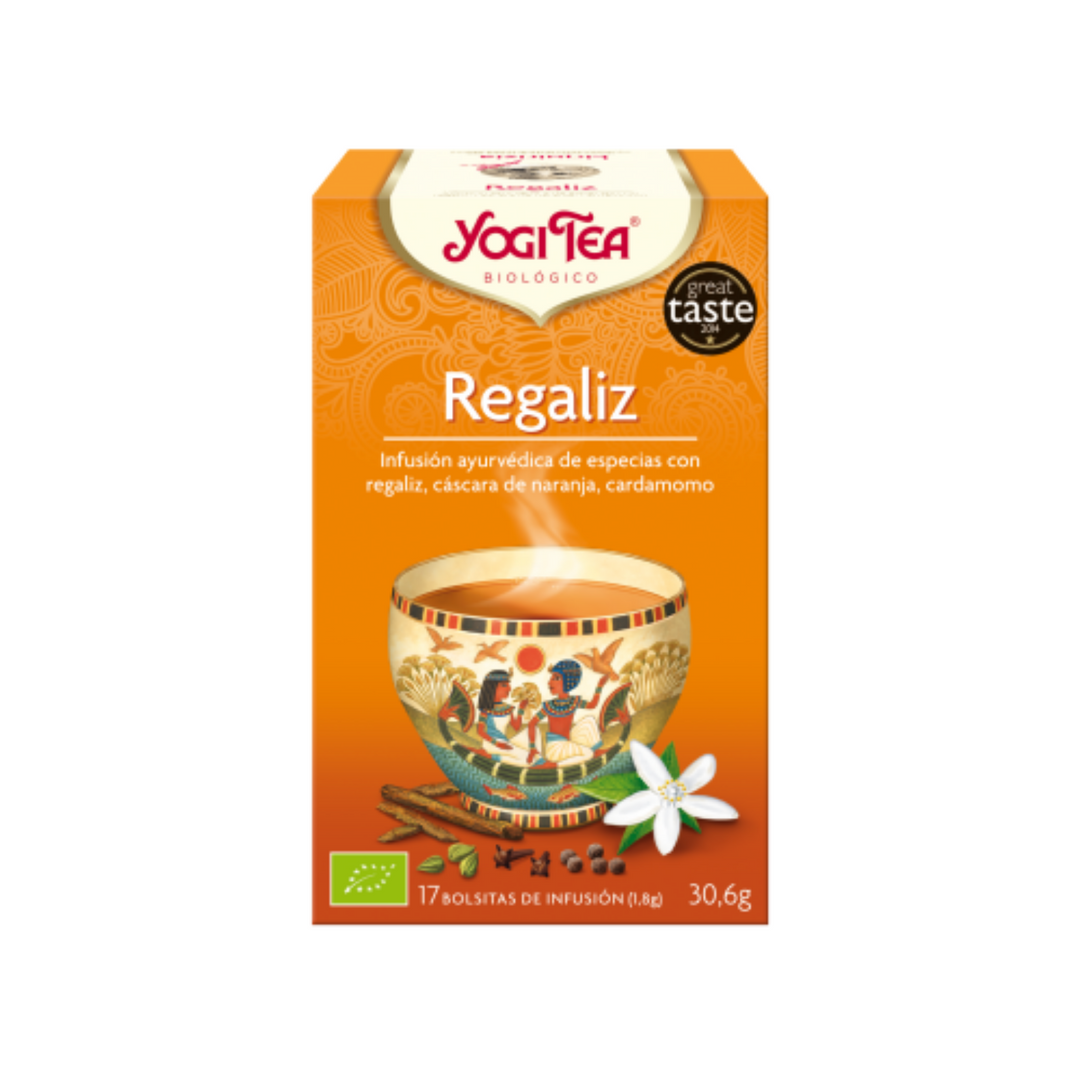 YOGI TEA REGALIZ ;17 BOLSITAS