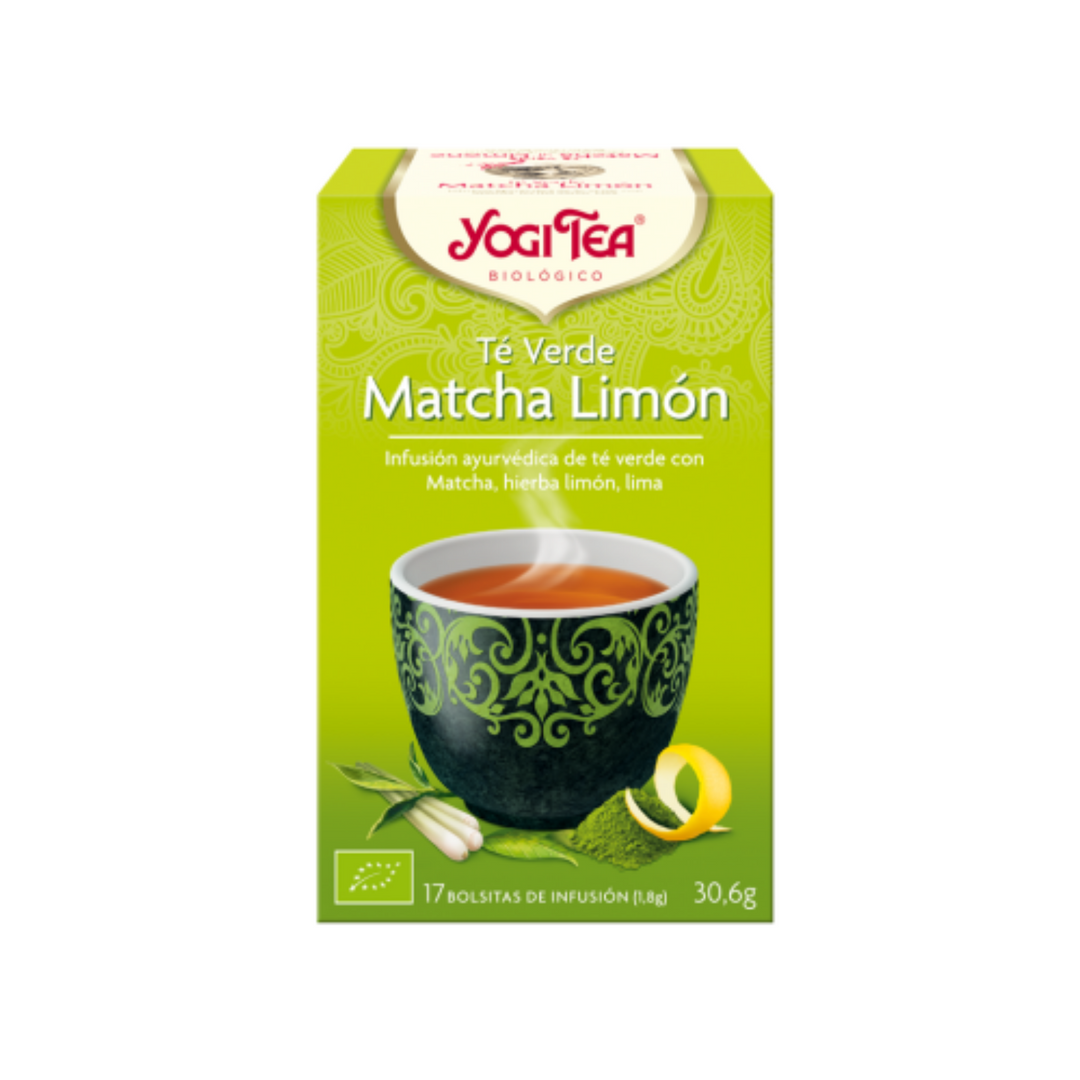 YOGI TEA TE VERDE MATCHA LIMON ; 17 BOLSITAS