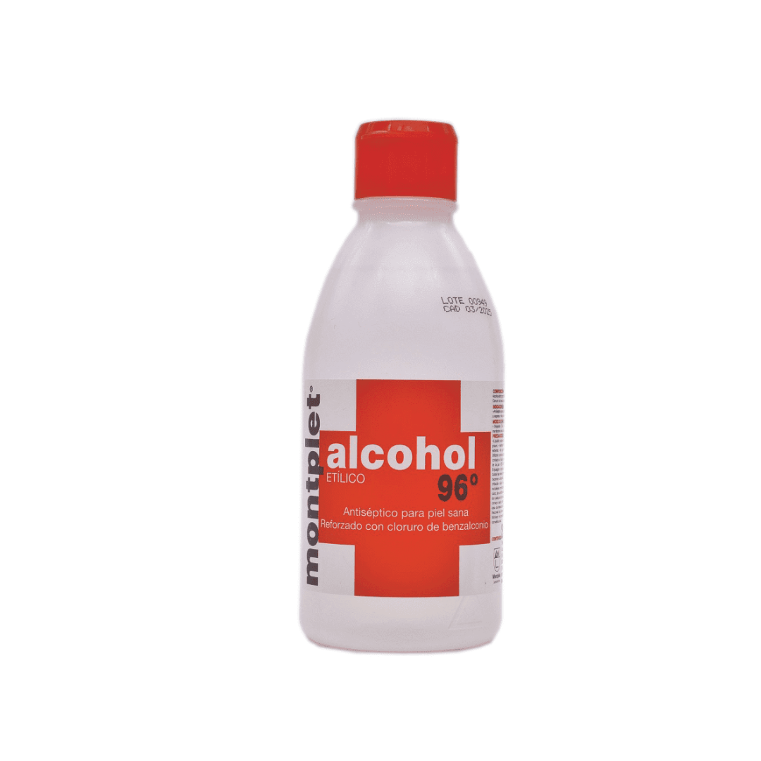 MONTPLET ALCOHOL 96º; 250 ML