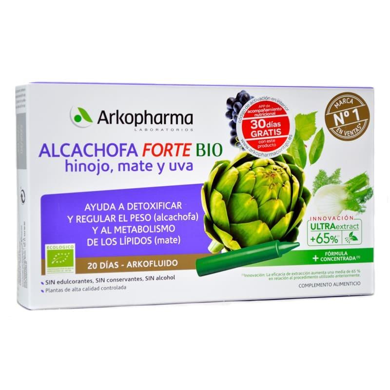 ARKOFLUIDO ALCACHOFA FORTE 20 AMPOLLAS BEBIBLES 15 ML