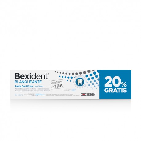 BEXIDENT BLANQUEANTE PASTA DENTRIFICA; 125ML
