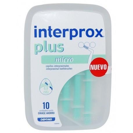 INTERPROX CEPILLO ESPACIO INTERPROXIMAL PLUS MICRO ENVASE AHORRO; 10 U