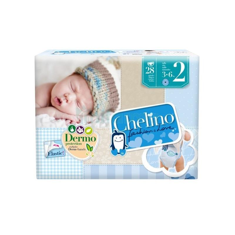 CHELINO FASHION & LOVE PAÑAL INFANTIL T- 2 (3 - 6 KG) 28 PAÑALES