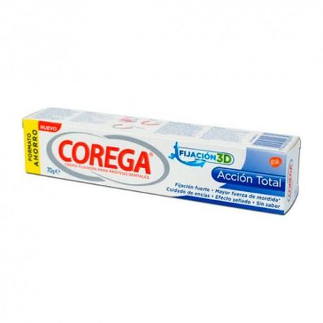 COREGA ACCION TOTAL CREMA FIJADORA ADHESIVO PROTESIS DENTAL; 70 G