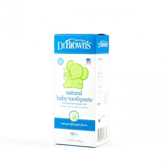 DR BROWN PASTA DENTAL INFANTIL NATURAL BEBE ; 40 G