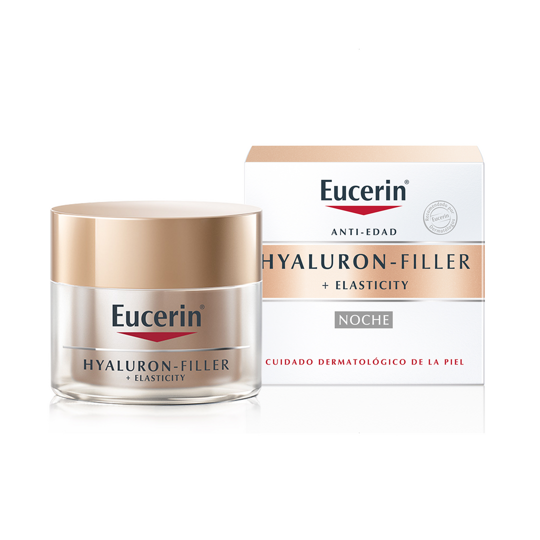 EUCERIN HYALURON FILLER +ELASTICITY CREMA NOCHE; 50ML