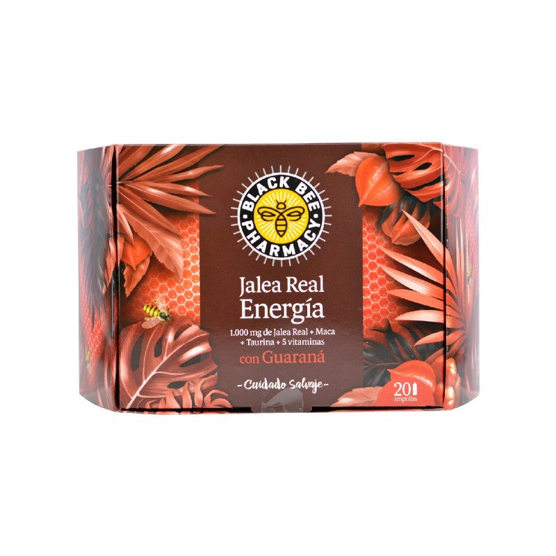 BLACK BEE PHARMACY JALEA ENERGIA 20 VIALES 10 ML
