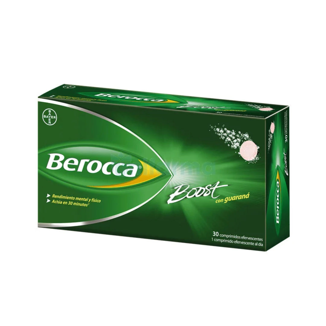 BEROCCA BOOST 30 COMPRIMIDOS EFERVESCENTES