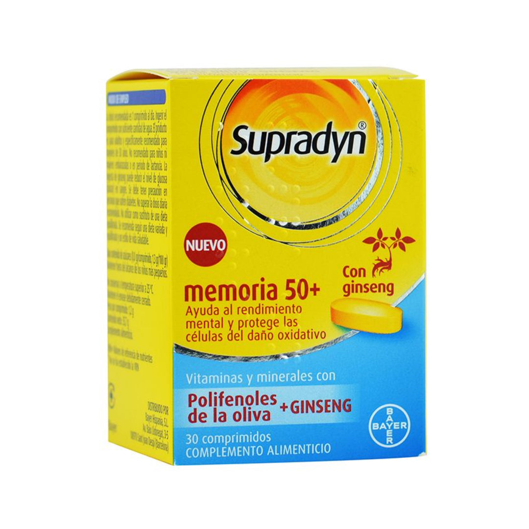 SUPRADYN MEMORIA 50+ 30 COMPRIMIDOS