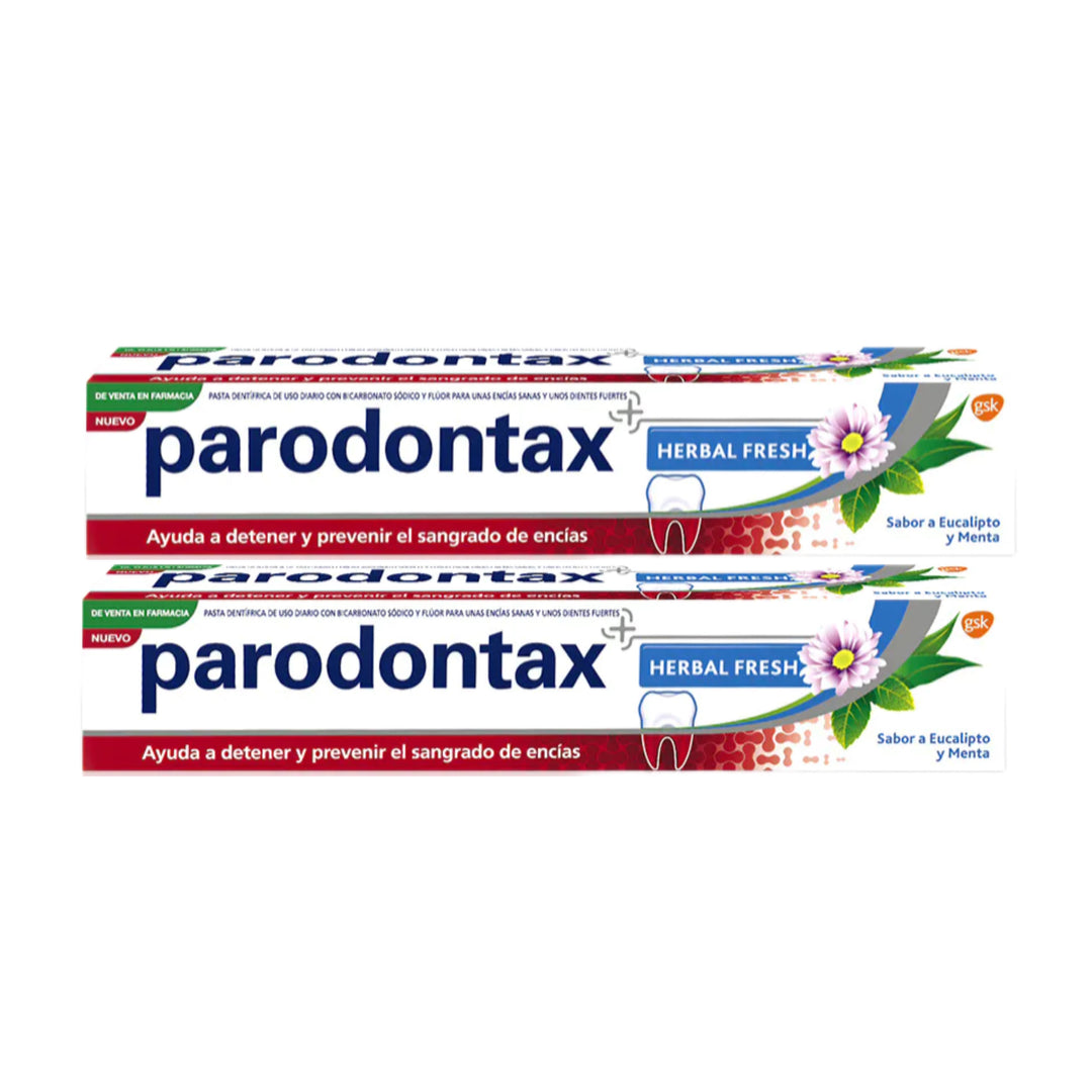 PARODONTAX HERBAL FRESH DUPLO PASTA DE DIENTES ; 2 X 75 ML