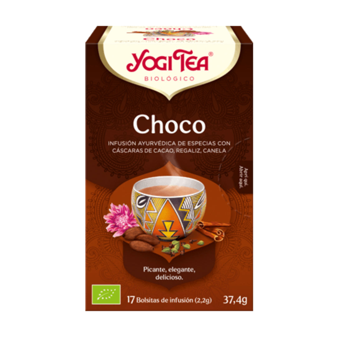 YOGI TEA CHOCO ; 17 BOLSITAS