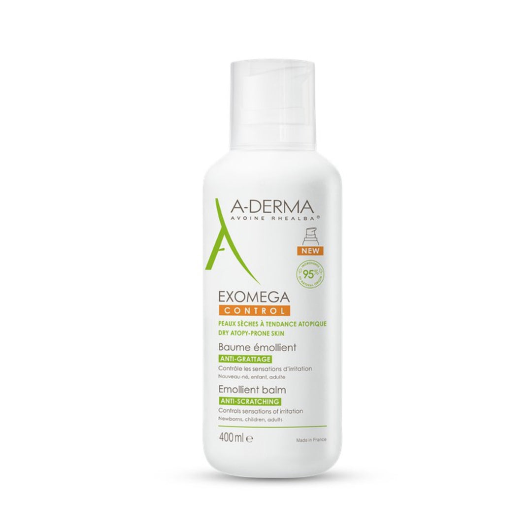A-DERMA EXOMEGA CONTROL BALSAMO EMOLIENTE; 400 ML