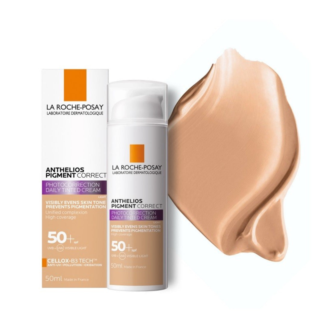 ANTHELIOS PIGMENT CORRECT SPF 50+ TONO CLARO; 50ML