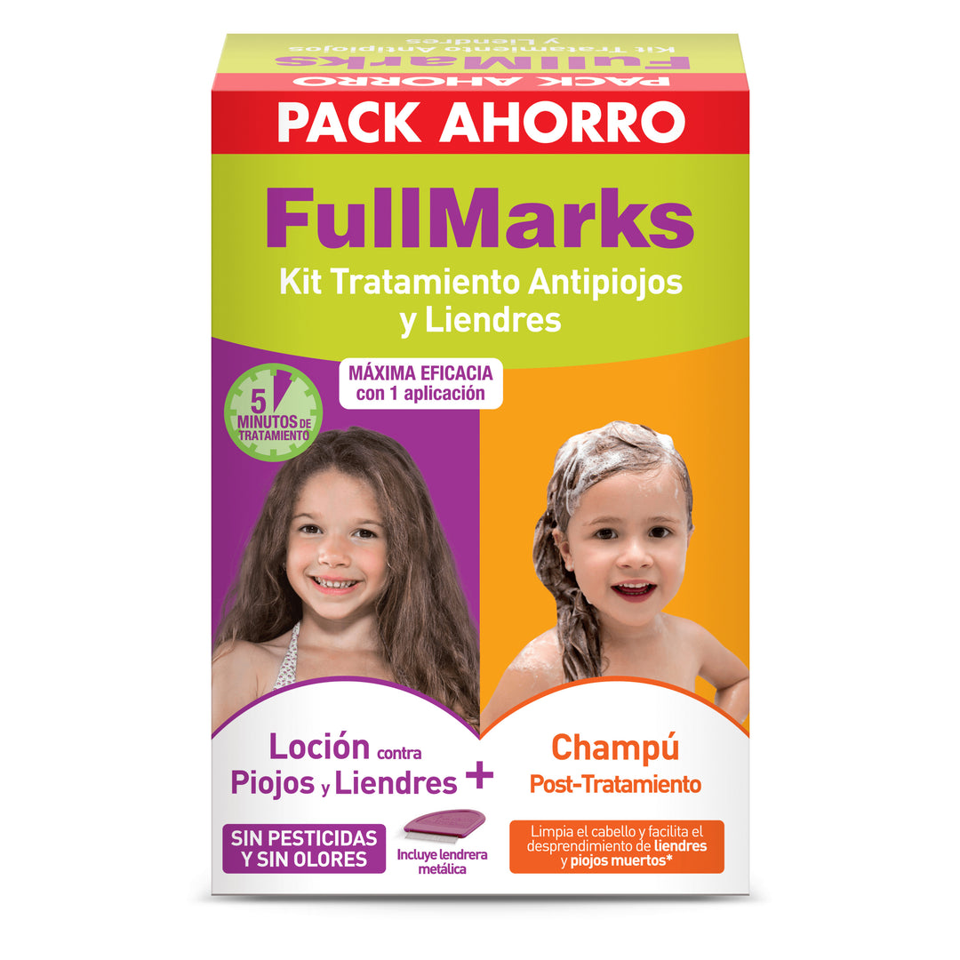 FULLMARKS ANTIPIOJOS PACK CHAMPÚ + LOCIÓN ; 100 ML, 150 ML