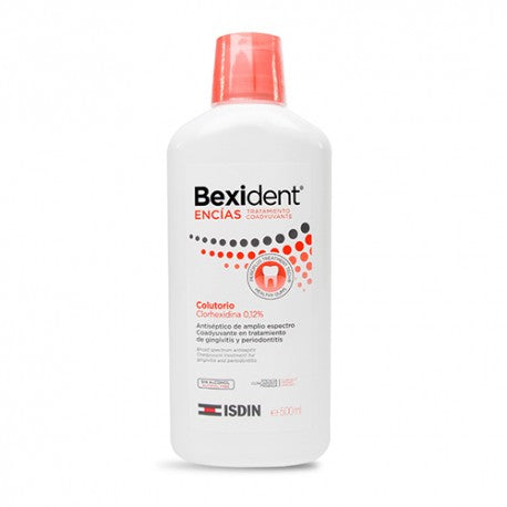 BEXIDENT ENCIAS TRATAMIENTO COADYUVANTE CLORHEXIDINA 0,12% COLUTORIO; 500ML