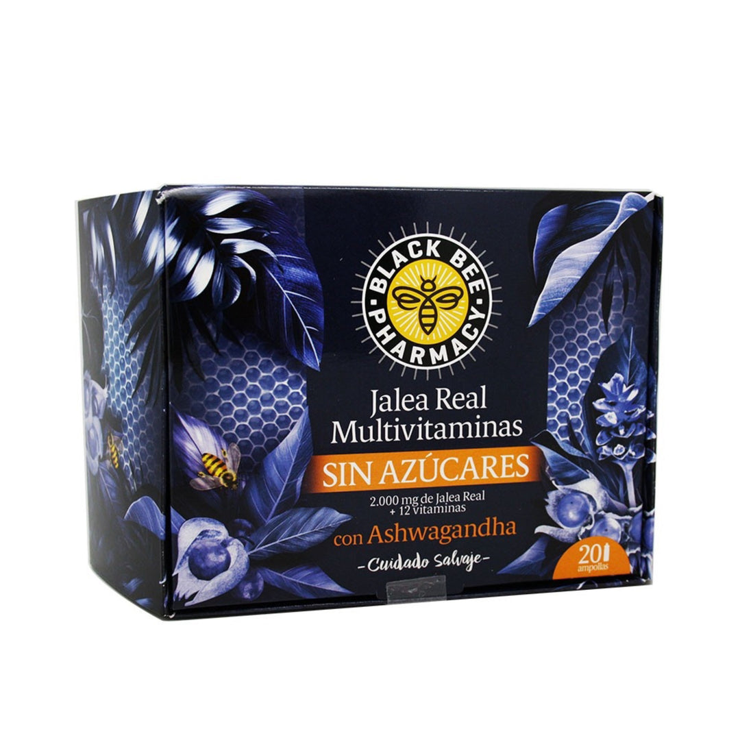 BLACK BEE PHARMACY JALEA MULTIVITAMINAS 20 VIALES 10 ML