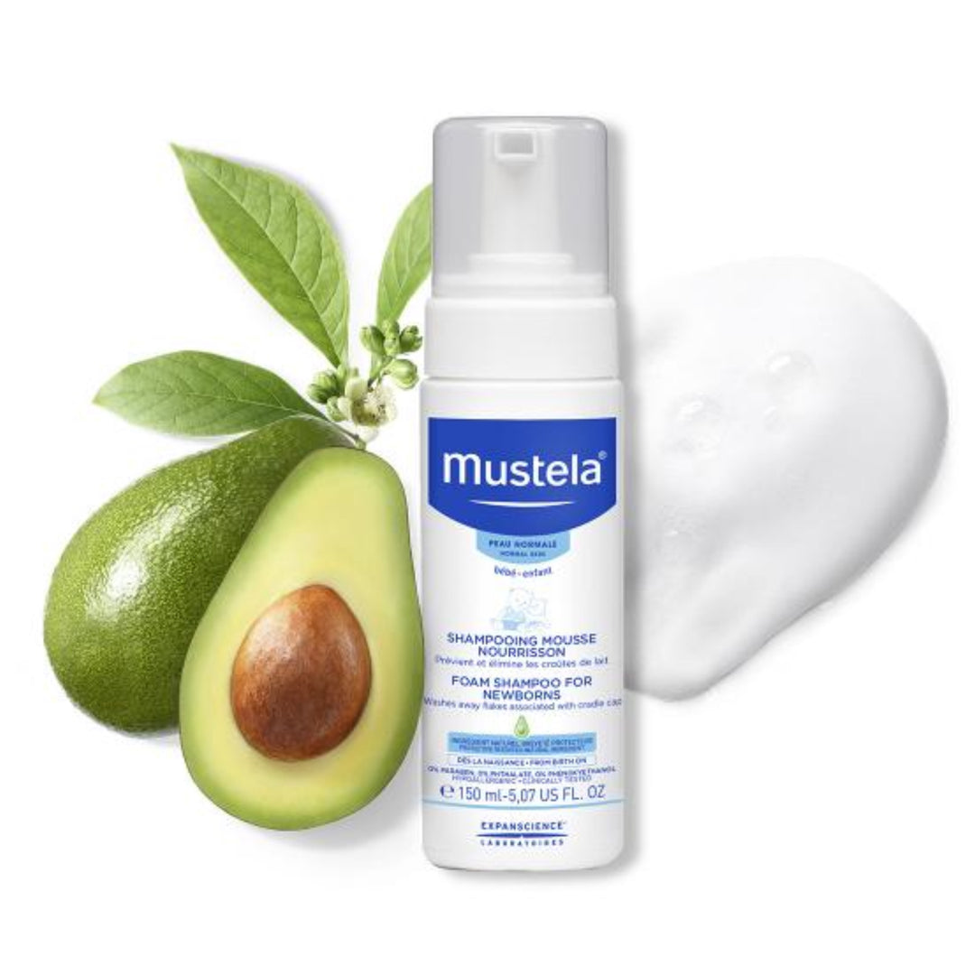 MUSTELA CHAMPÚ MOUSSE RECIÉN NACIDO ; 150 ML
