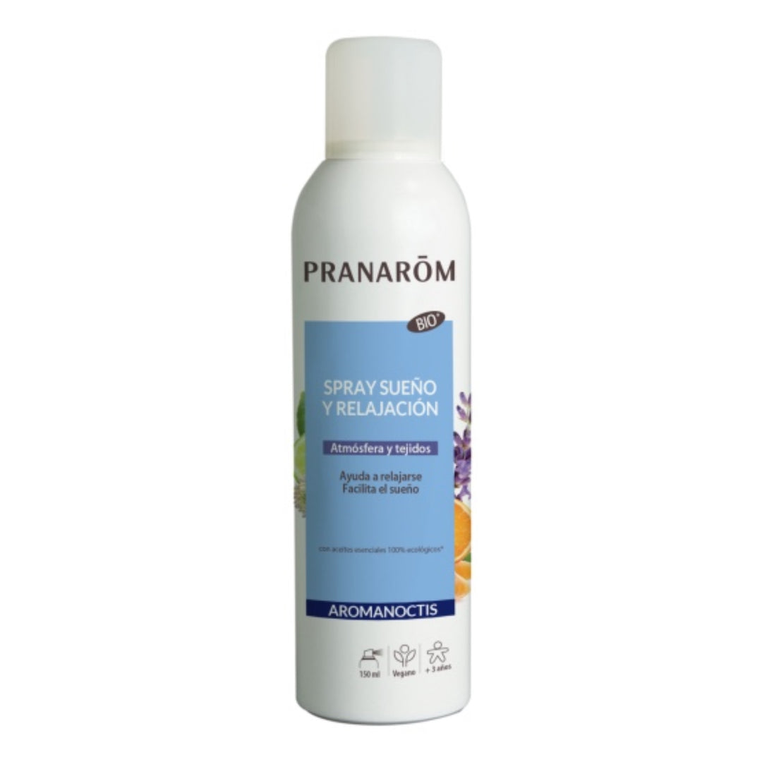 PRANAROM AROMANOCTIS SPRAY SUEÑO Y RELAJACIÓN ATMÓSFERA Y TEJIDOS ; 150 ML