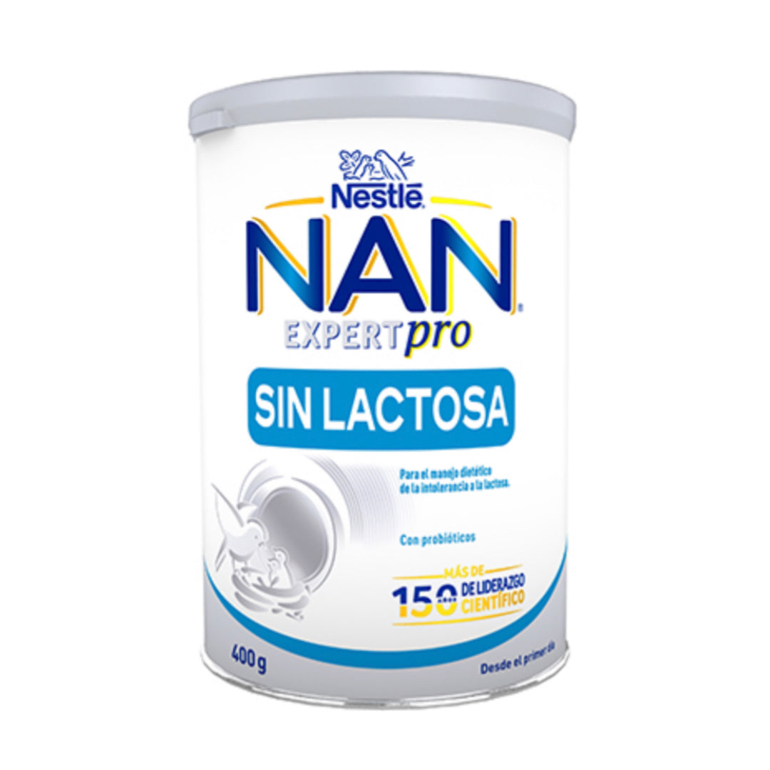 NAN EXPERT PRO SIN LACTOSA ; 400 GR