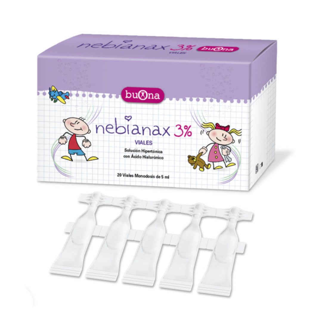 NEBIANAX 3% SOLUCIÓN HIPERTONICA 20 VIALES