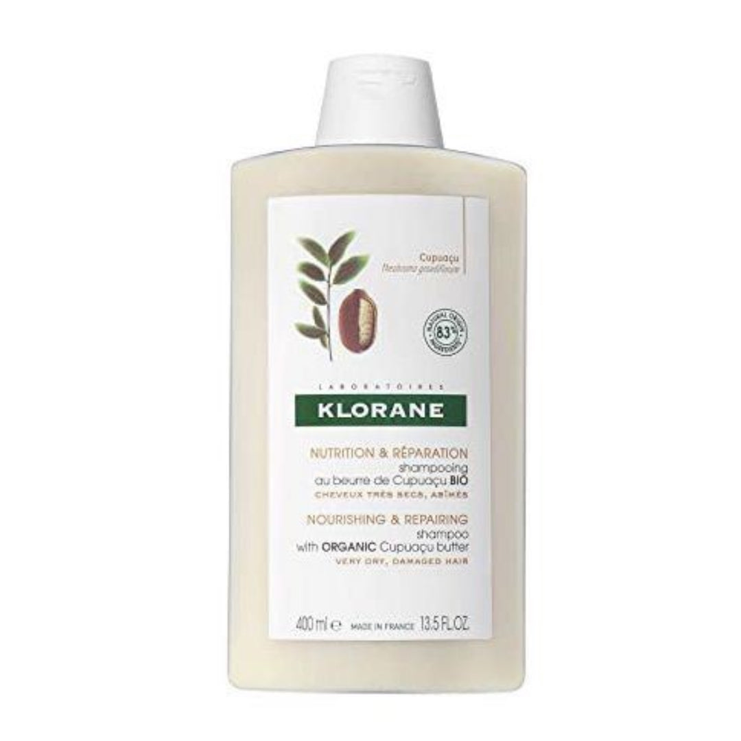 KLORANE CHAMPÚ A LA MANTECA DE CUPUAÇU ; 400 ML