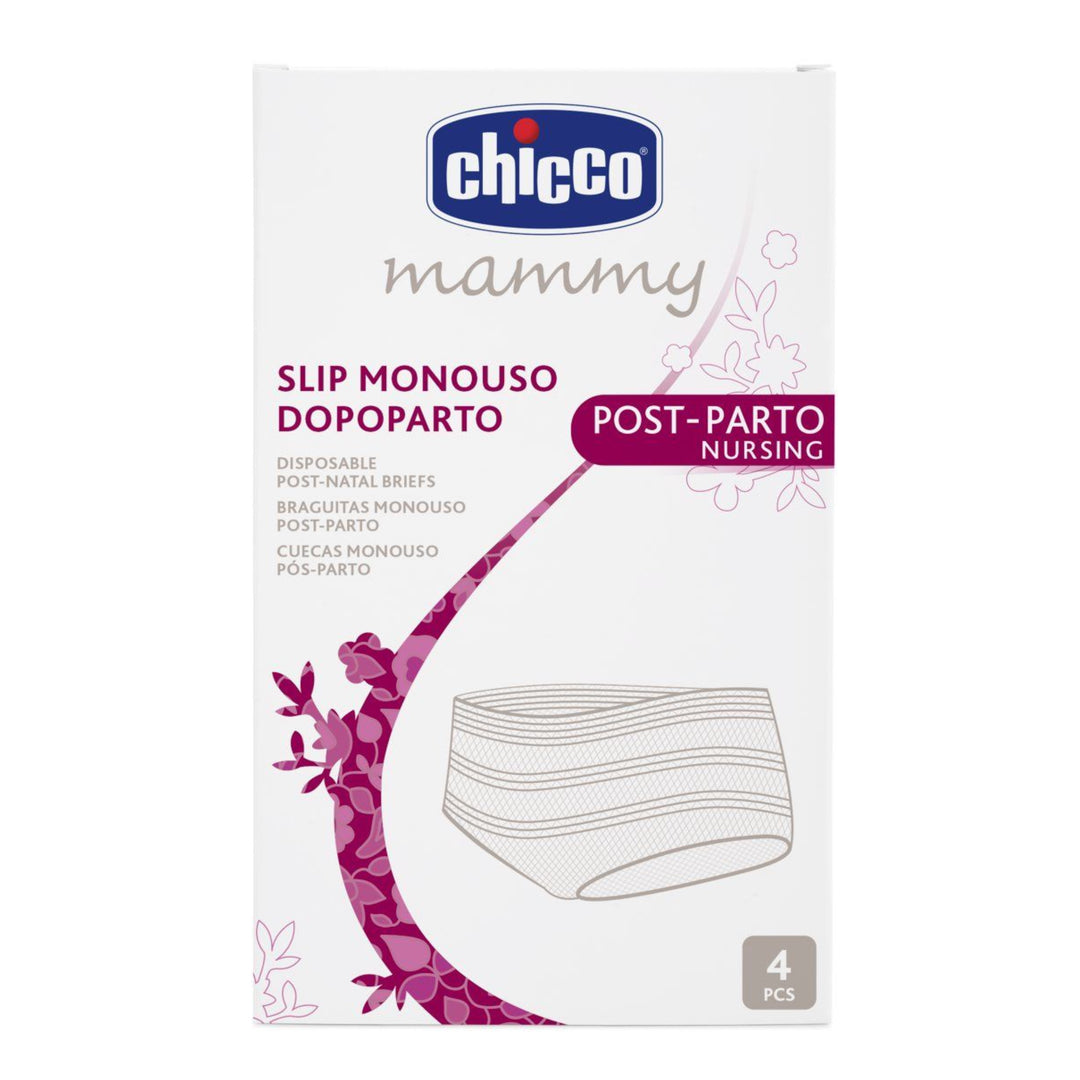 BRAGA DESECHABLE CHICCO MAMMY MALLA T- UNICA ; 4 UNIDADES