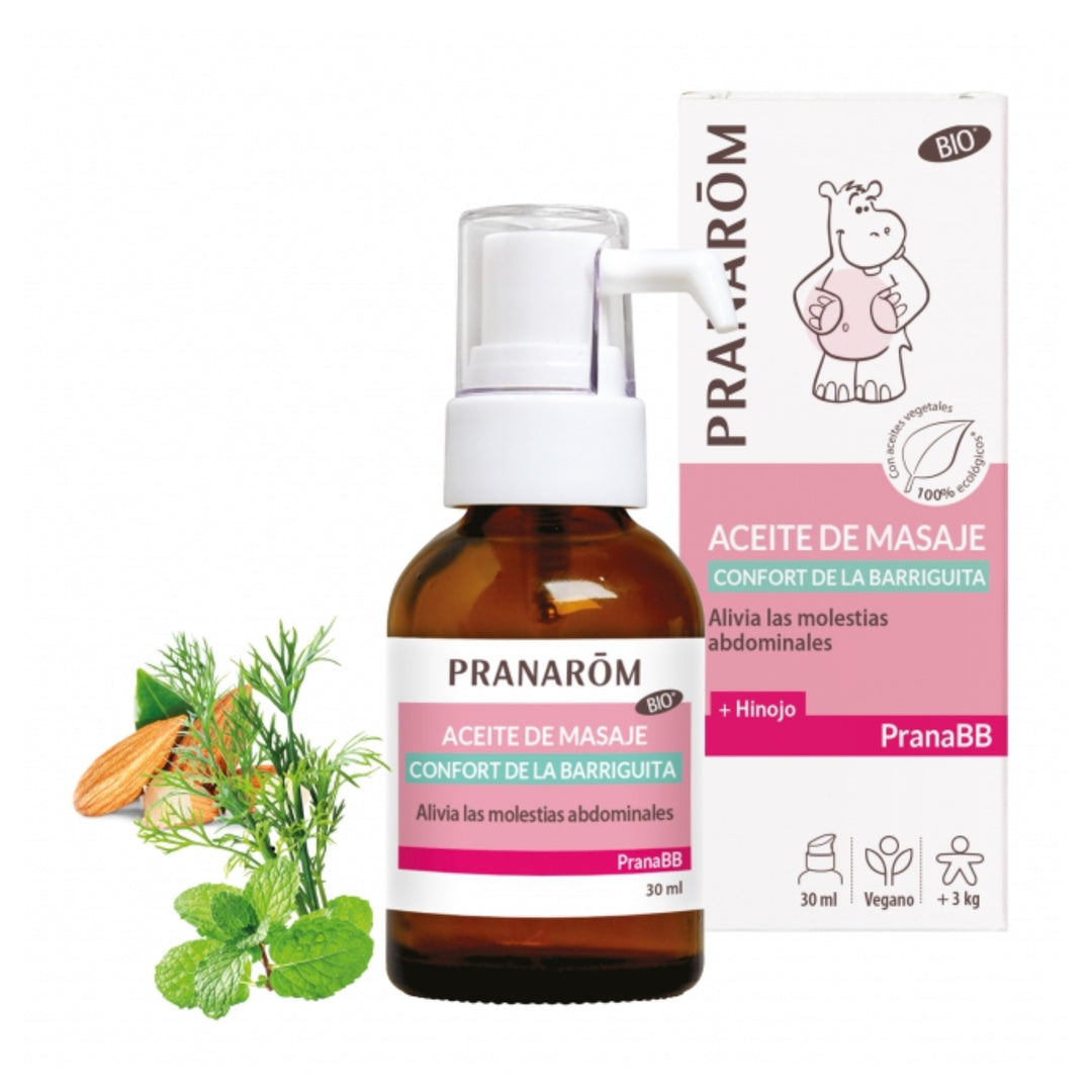 PRANAROM PRANA BB ACEITE DE MASAJE CONFORT BARRIGUITA ; 30 ML