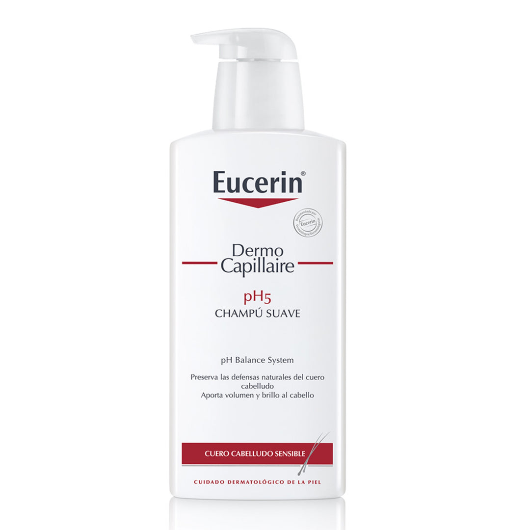 EUCERIN DERMOCAPILLAIRE CHAMPU SUAVE PH5; 400ML
