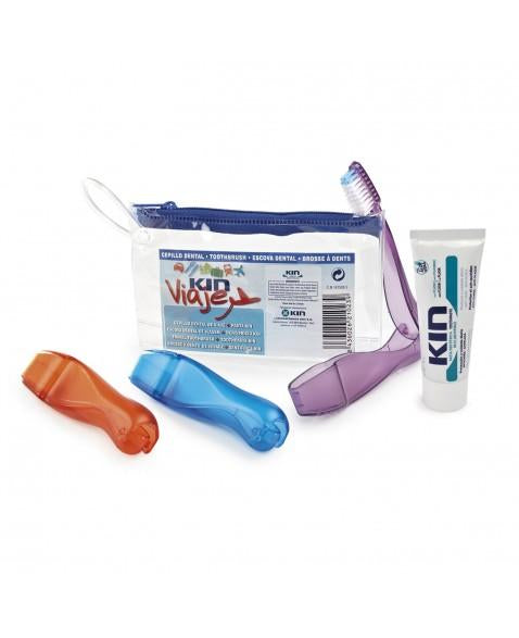 KIN CEPILLO DENTAL ADULTO VIAJE +PASTA ;25 ML