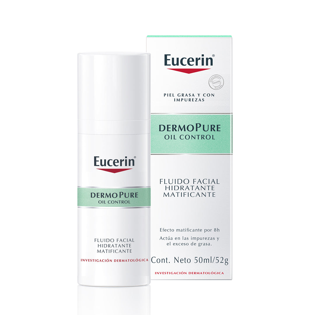 EUCERIN DERMOPURE OIL CONTROL FLUIDO FACIAL HIDRATANTE MATIFICANTE; 50ML
