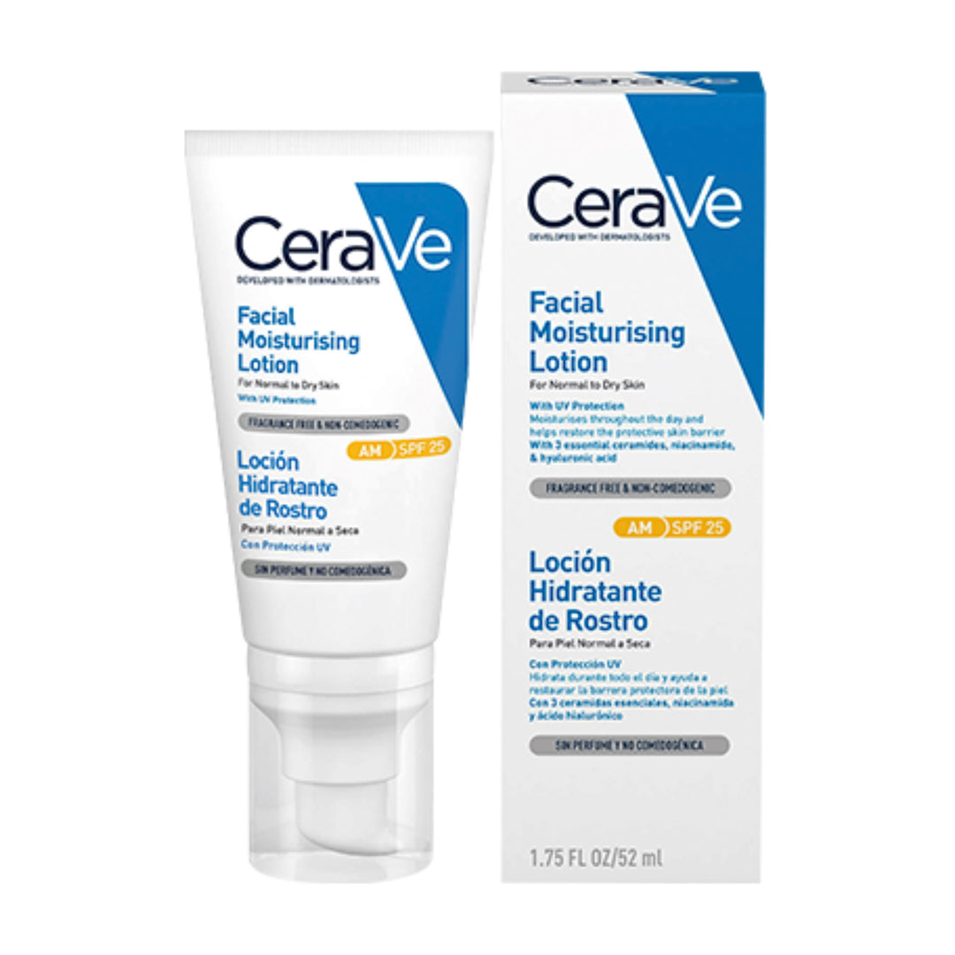 CERAVE LOCIÓN HIDRATANTE DE ROSTRO SPF25 ; 52 ML