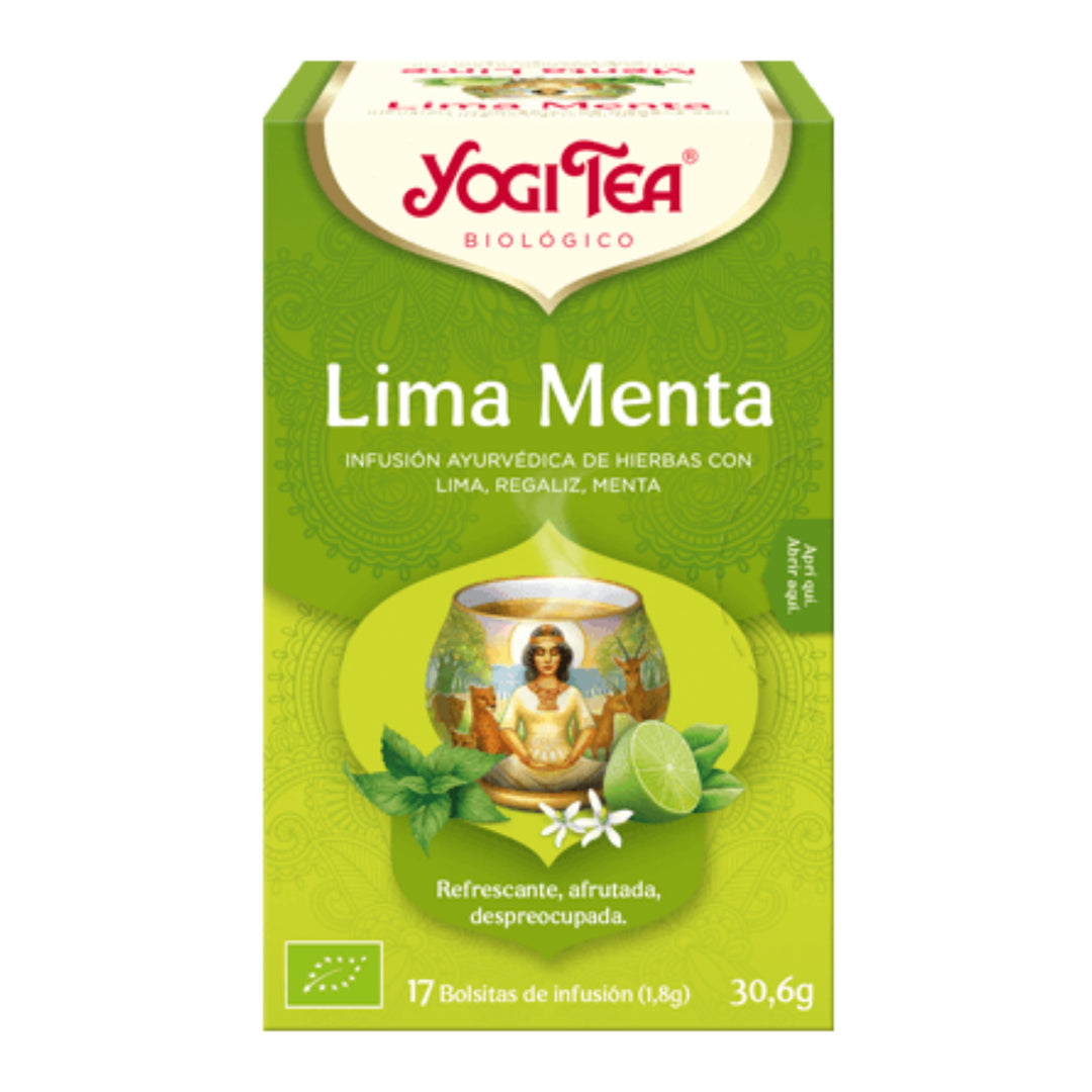 YOGI TEA LIMA MENTA ; 17 BOLSITAS
