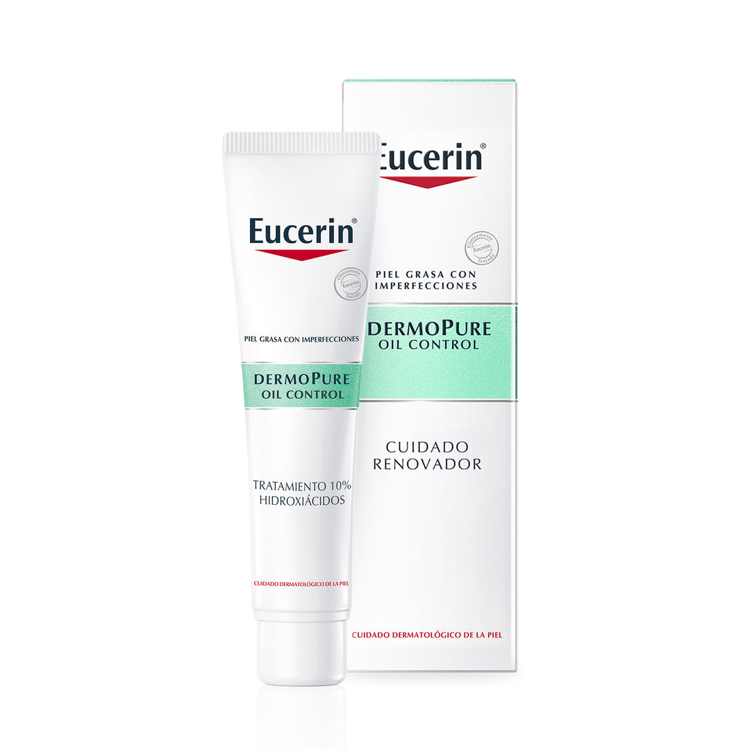 EUCERIN DERMOPURE OIL CONTROL TRATAMIENTO 10% HIDROXIACIDOS; 40ML