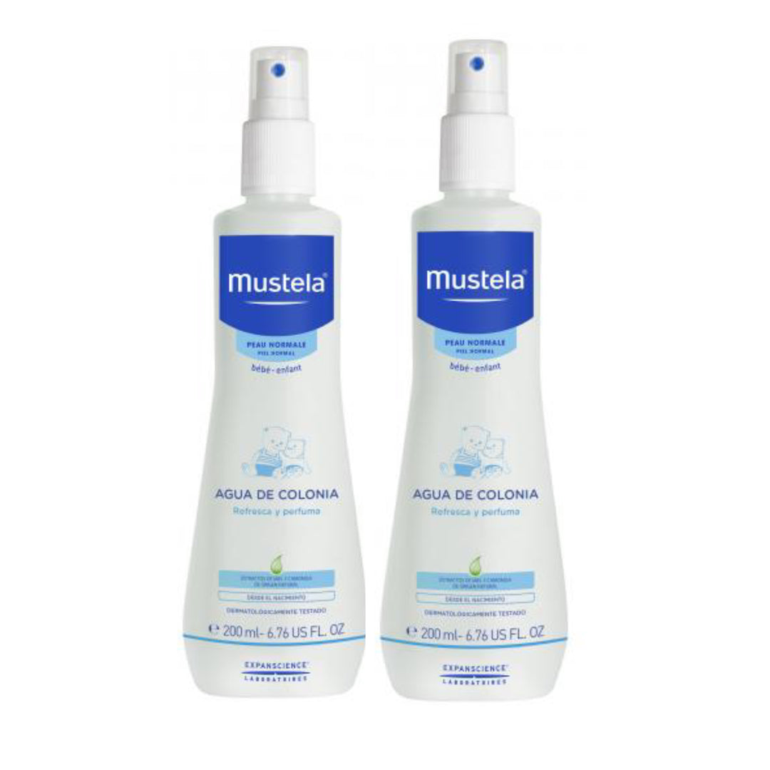MUSTELA DUPLO COLONIA 30% DTO SEGUNDA UNIDAD ; 200 ML (x2)