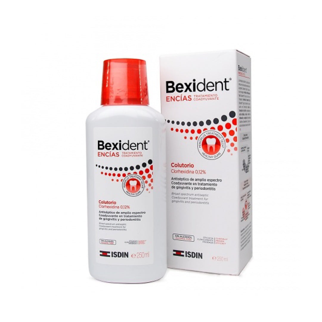 BEXIDENT ENCIAS TRATAMIENTO COADYUVANTE CLORHEXIDINA 0,12% COLUTORIO; 250ML