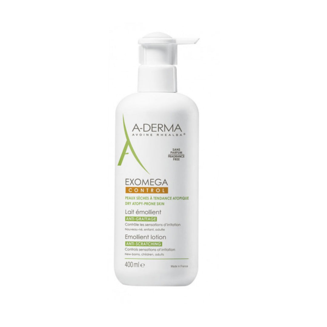 A-DERMA EXOMEGA CONTROL LECHE EMOLIENTE; 400 ML