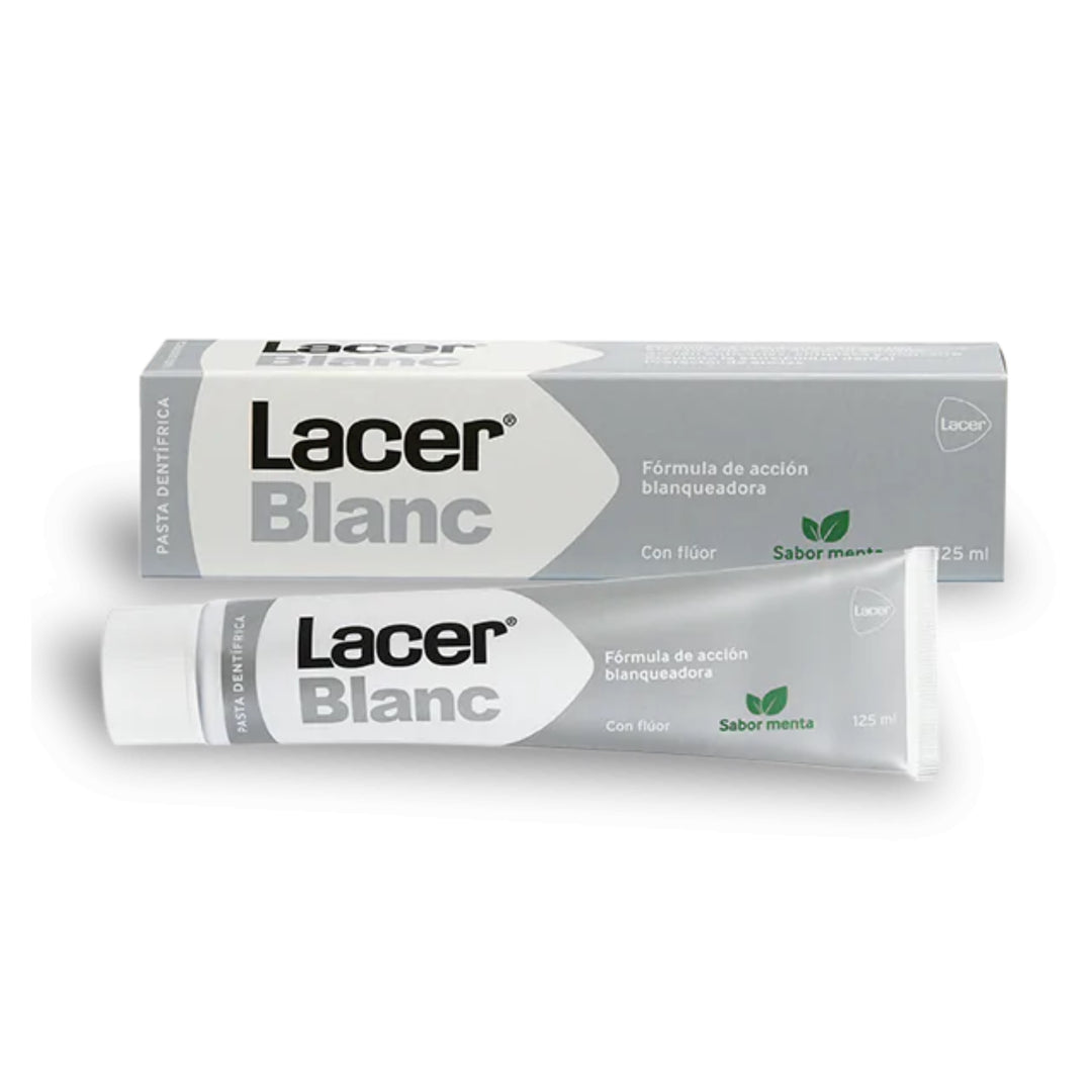LACERBLANC PLUS BLANQUEADORA USO DIARIO PASTA DENTAL SABOR D-MENTA; 125 ML