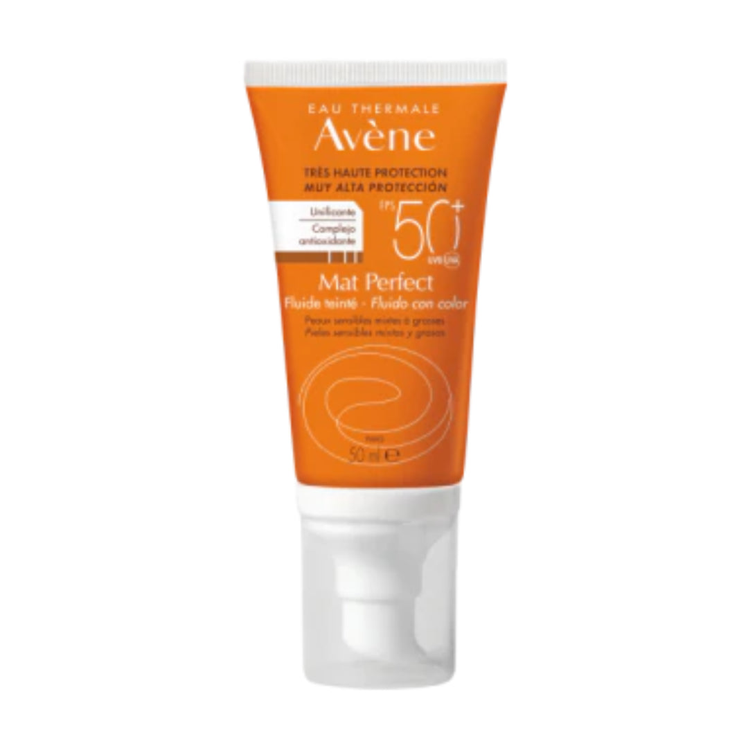 AVENE SOLAR MAT PERFECT FLUIDO CON COLOR SPF 50+ ; 50 ML