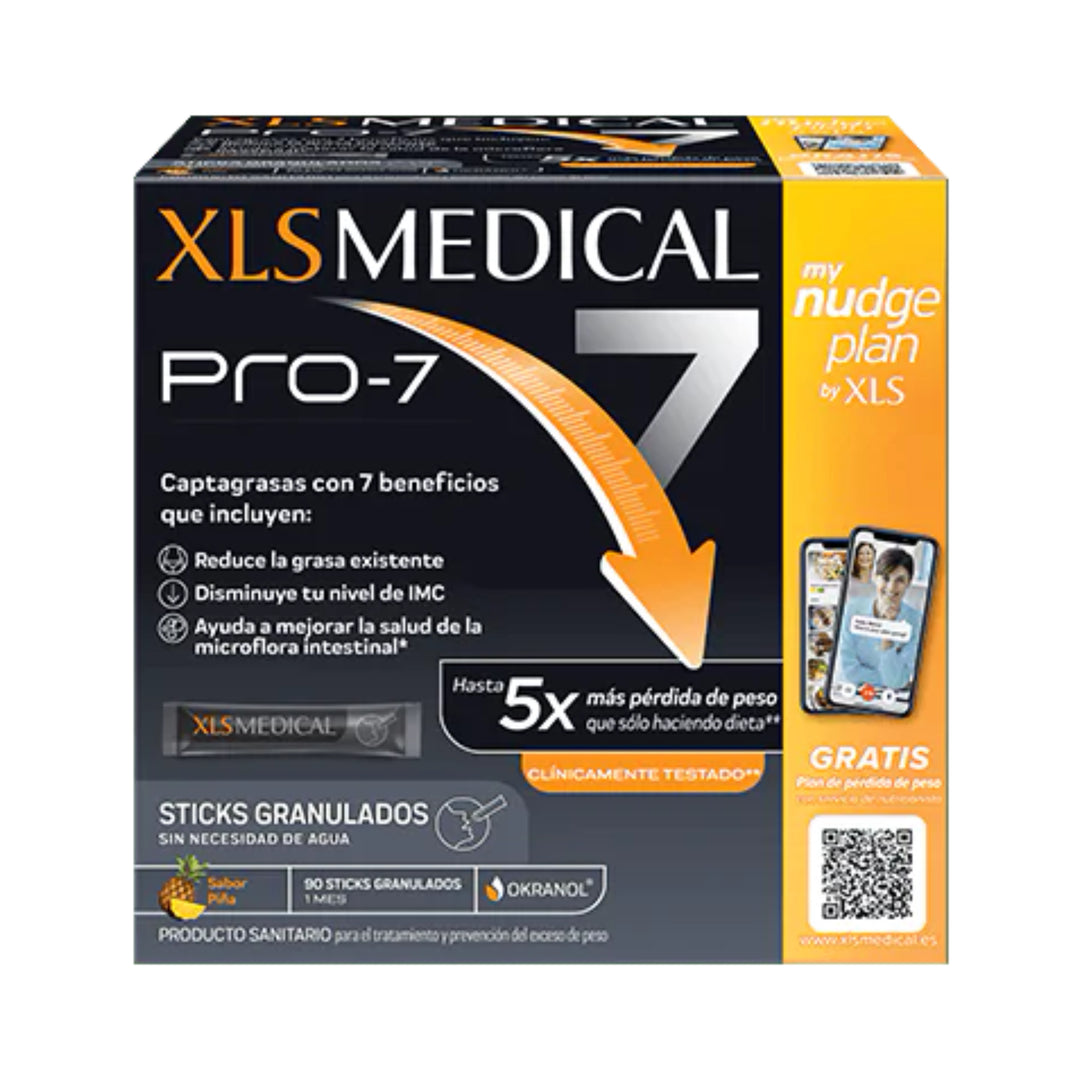 XLS MEDICAL PRO-7 SABOR PIÑA ; 90 STICKS