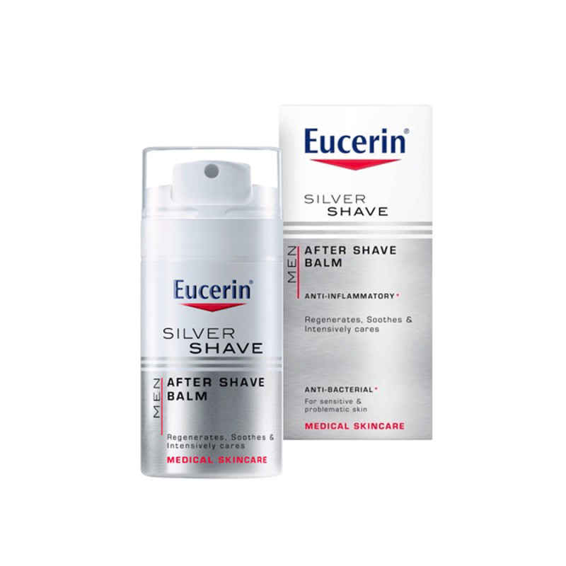 EUCERIN MEN SILVER SHAVE BALSAMO AFTER SHAVE; 75ML