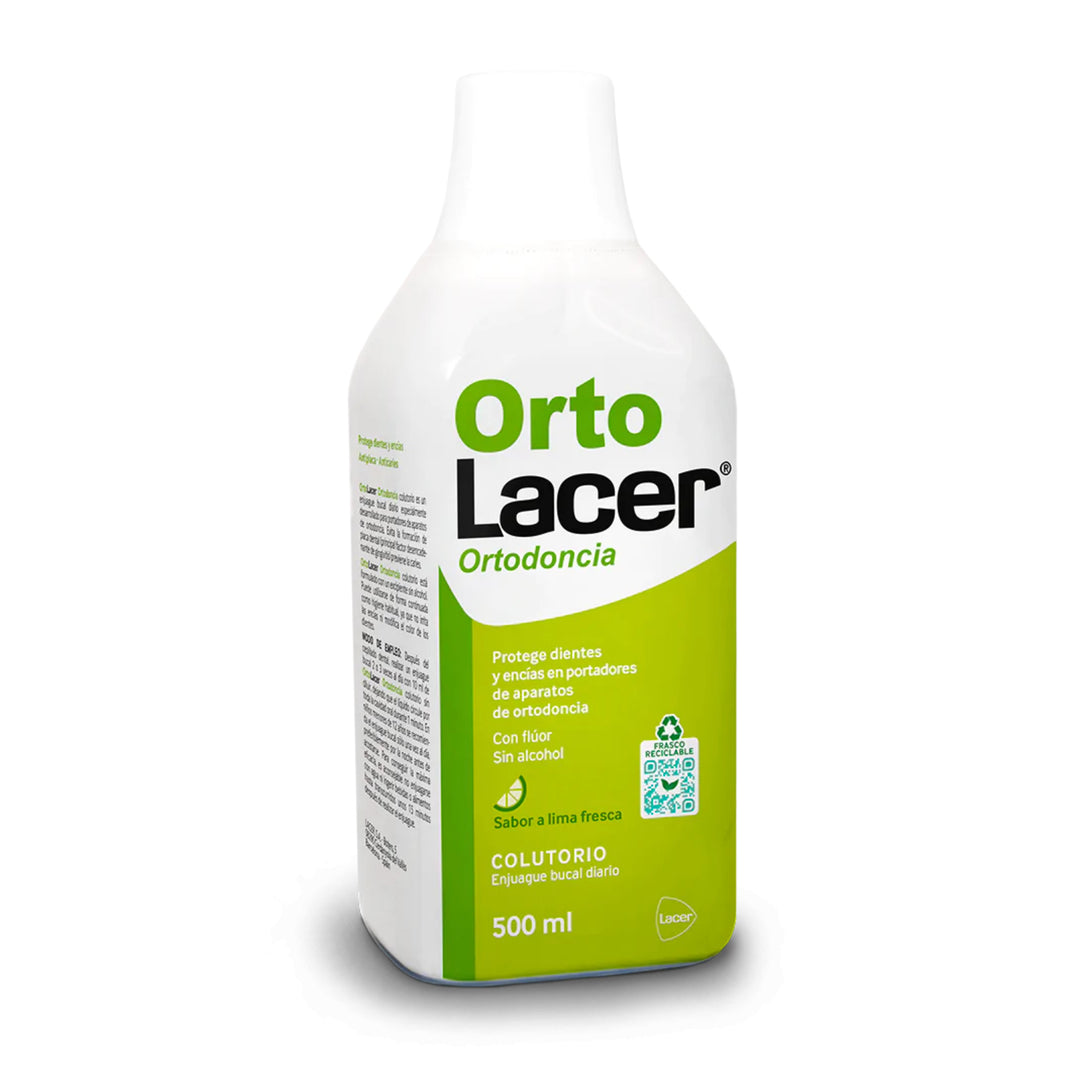 ORTOLACER COLUTORIO SABOR LIMA FRESCA; 500 ML