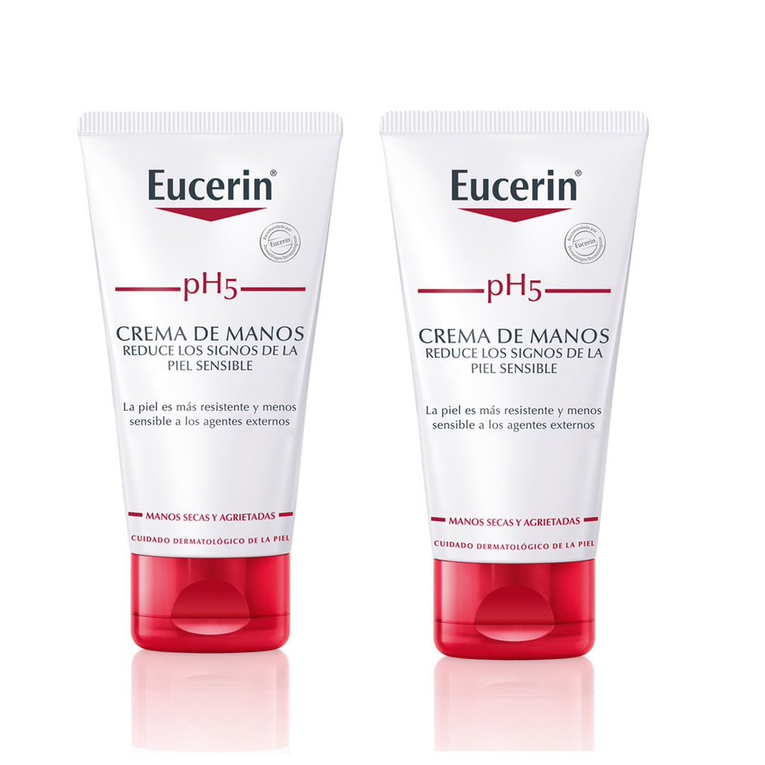 EUCERIN DUPLO CREMA DE MANOS; 75ML+75ML