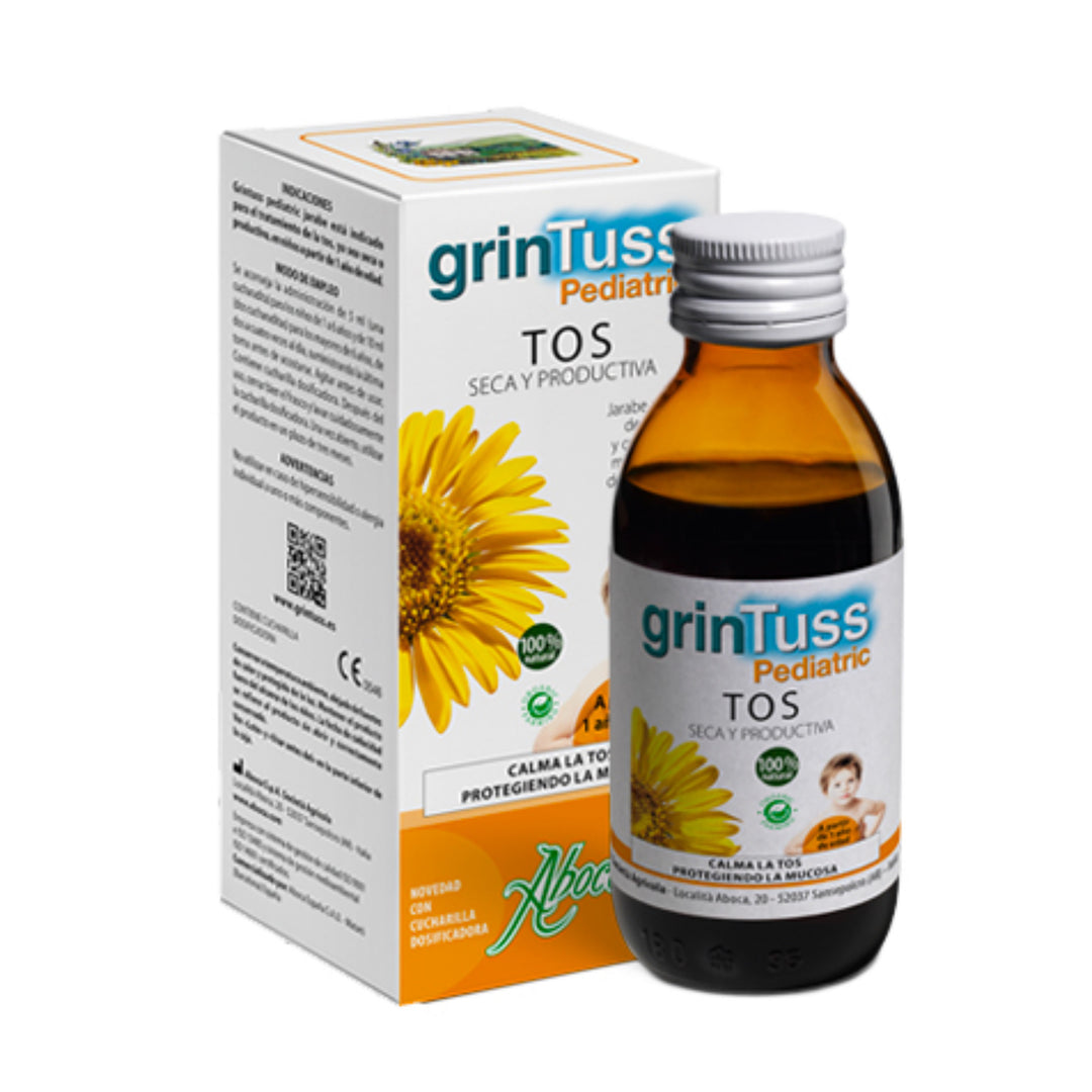 GRINTUSS JARABE CON POLIRESIN PEDIATRICO ; 180 ML