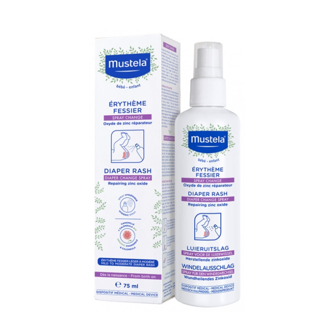 MUSTELA SPRAY CAMBIO DE PAÑAL; 75 ML