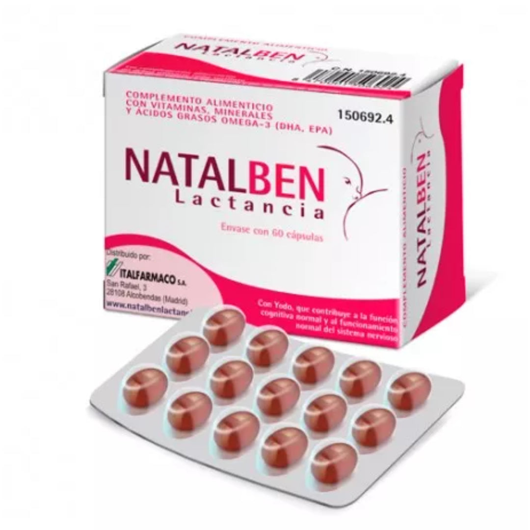 NATALBEN LACTANCIA 60 CAPSULAS