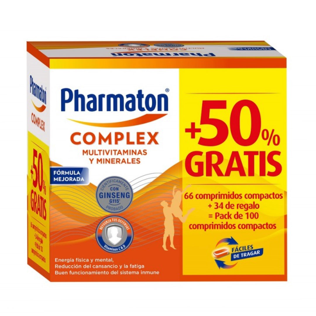 PHARMATON COMPLEX 66 + 34 CAPSULAS PACK PROMOCIONAL